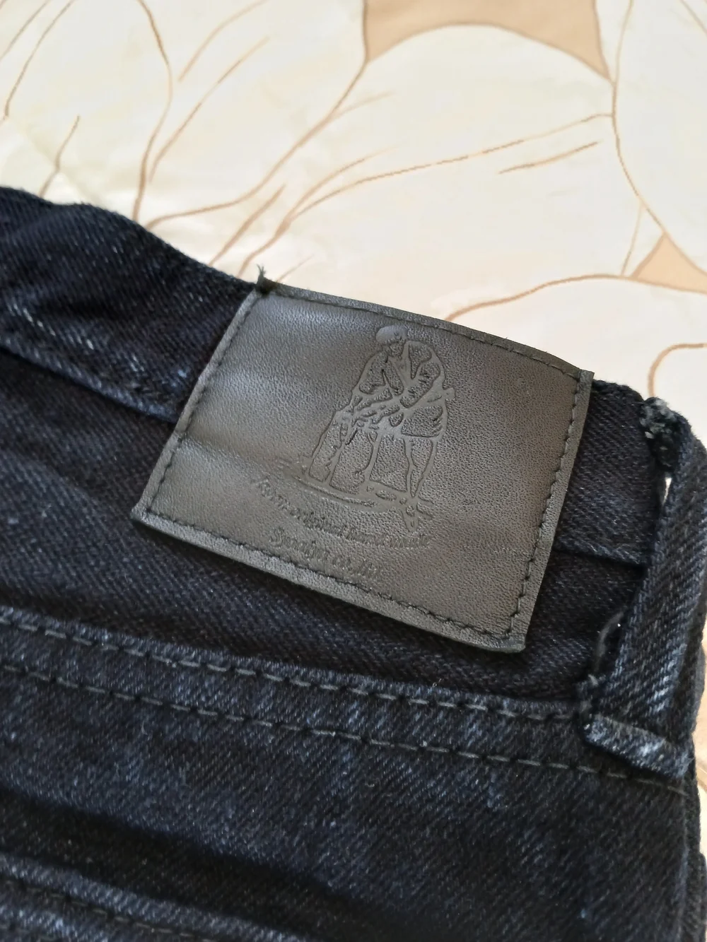 Pure Blue Japan 17oz 019 Double Indigo Slubby Denim Jeans - Picture 3 of 10